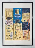 Jean Michel Basquiat: lithografie 50 bij 70 cm ingelijst, Antiek en Kunst, Ophalen of Verzenden