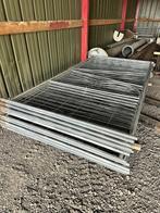 werfhekken – 13 stuks (3,5 x 2 m) + voeten + klemmen, Ophalen, Gebruikt