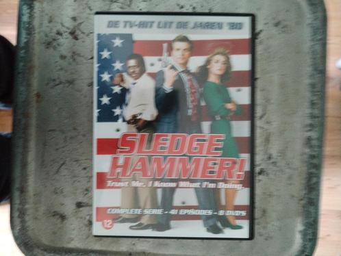 Sledge Hammer compleet, Cd's en Dvd's, Dvd's | Tv en Series, Zo goed als nieuw, Komedie, Boxset, Vanaf 12 jaar, Verzenden