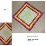 gehaakt tafelkleedje 40 op 40 cm, Ophalen, Nieuw, Vierkant, Binnen