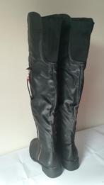 739B* KEN sexy hoge zwarte laarzen (37), Kleding | Dames, Hoge laarzen, Verzenden, Zwart, Nieuw