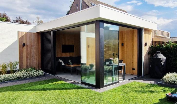 Luxe Houten Veranda op maat meer dan 30 jaar ervaring, Tuin en Terras, Overkappingen, Nieuw, Veranda, Ophalen