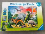 Ravensburger puzzel Dinosaurussen 100st, Ophalen, Gebruikt