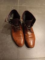 schoenen, boots leder Floris van Bommel 41, Gedragen, Ophalen of Verzenden, Bruin, Boots