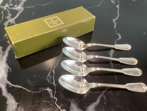 4 dessert lepel, Christofle Chinon. CHR051/Phi002., Antiek en Kunst, Antiek | Bestek, Ophalen