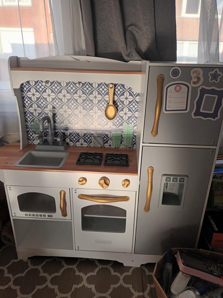 Cuisine enfants mosaïque de la marque kidkraft, Kinderen en Baby's, Speelgoed | Speelkeukens, Ophalen