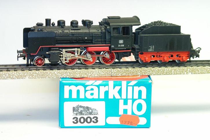 MARKLIN 3003 VAPEUR 24 058 DEUTSCHE BUNDESBAHN DB ETAT NEUF, Hobby en Vrije tijd, Modeltreinen | H0, Zo goed als nieuw, Locomotief