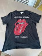Tee-shirt Rollings Stones, Comme neuf, Manches courtes, Noir, H&M