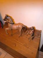2 prachtige leren paarden, Ophalen of Verzenden
