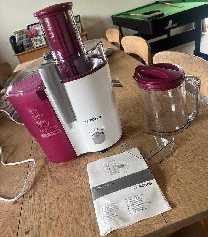 Bosch MES20C0, Elektronische apparatuur, Juicers, Zo goed als nieuw, Ophalen