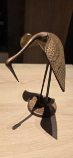 Vintage bronzen reiger., Antiek en Kunst, Ophalen of Verzenden