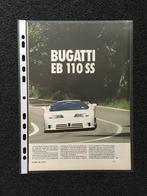 Article Bugatti EB110SS, Livres, Autos | Brochures & Magazines, Comme neuf, Autres marques, Enlèvement ou Envoi