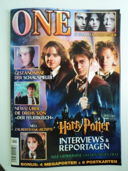 Harry Potter magazine met posters en postkaarten ONE, Collections, Harry Potter, Livre, Poster ou Affiche, Enlèvement ou Envoi