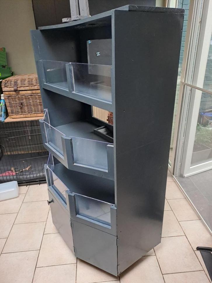 Kooikast op wieltjes te koop, Dieren en Toebehoren, Knaagdieren en Konijnen | Hokken en Kooien, Gebruikt, Kooi, Cavia, Hamster