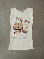 T-shirtjurk, Kleding | Dames, Jurken, Verzenden, Wit, Zo goed als nieuw, Maat 36 (S)