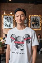 ✨️SALE‼️ PHILIPP PLEIN Shirt Maat M✨️, Maat 48/50 (M), Wit, Ophalen of Verzenden, Zo goed als nieuw