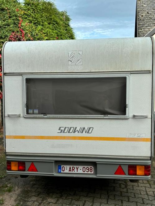 Knaus sudwind, Caravanes & Camping, Caravanes, Particulier, jusqu'à 6, 750 - 1000 kg, Autre, Knaus, Lit superposé transversal