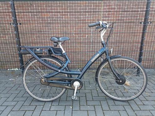 Union elektrische damesfiets met nieuwe elektronisch systeem, Fietsen en Brommers, Elektrische fietsen, Zo goed als nieuw, Qwic