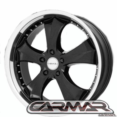 20" Lenso LS29 Black/Mirror Lip geschikt voor Porsche Cayenn, Auto-onderdelen, Banden en Velgen, Banden en Velgen, Zomerbanden