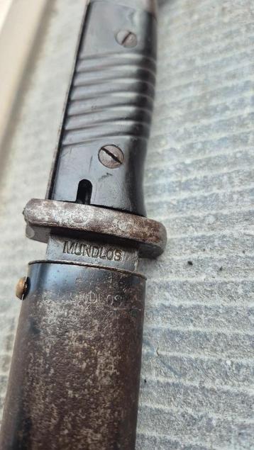 Duitse K98 bayonet Mundlos 1940 nummergelijk  beschikbaar voor biedingen