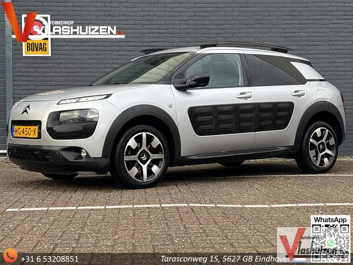 Citroen C4 Cactus 1.2 PureTech Shine Automaat | LEES TEKST!, Auto's, Citroën, Bedrijf, C4 Cactus, ABS, Airbags, Alarm, Bluetooth