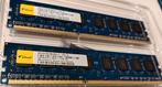 Pakket: 2 x 4 GB ddr3 1600 Elixir voor desktop., Computers en Software, RAM geheugen, Gebruikt, DDR3, Ophalen of Verzenden, Desktop