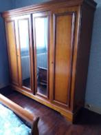 chambre à coucher 2 personnes complète, Ophalen, Zo goed als nieuw, Tweepersoons, Ancien bois acajou