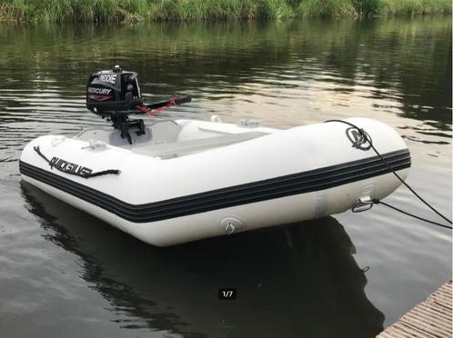QuickSilver 240 met mercury 4 pk, Watersport en Boten, Rubberboten, Zo goed als nieuw, Quicksilver, Airdeck, Minder dan 70 pk