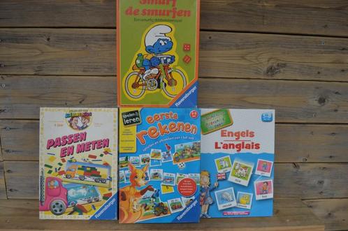 gezelschapsspelletjes smurf, eerste rekenen, Engels, Hobby & Loisirs créatifs, Jeux de société | Jeux de plateau, Utilisé, Enlèvement ou Envoi