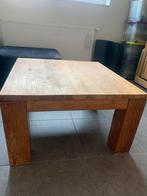 Salontafel teak (zwaar) 80x80x45, Huis en Inrichting, Tafels | Salontafels, Ophalen, Zo goed als nieuw