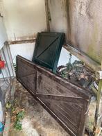 Hardhouten luiken, Tuin en Terras, Palen, Balken en Planken, Ophalen, Zo goed als nieuw, Hardhout