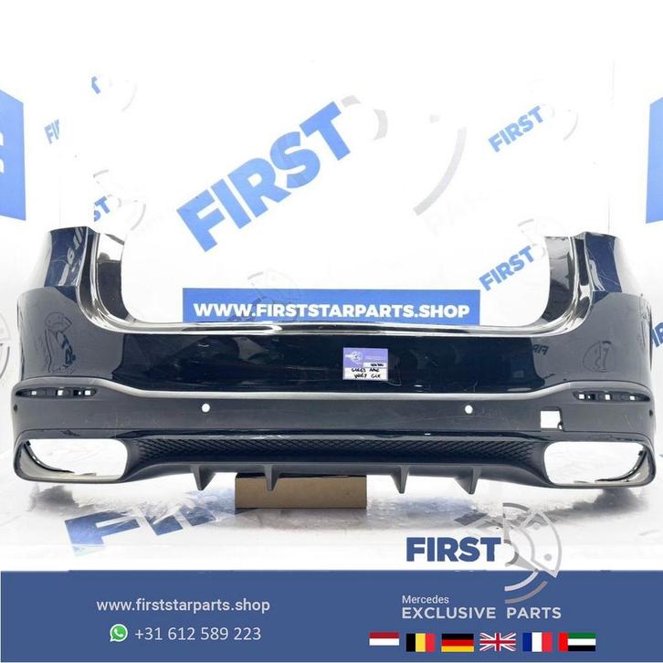 W167 GLE 63 AMG ACHTERBUMPER A1678851103 A1678858205 ZWART W, Auto-onderdelen, Carrosserie, Bumper, Mercedes-Benz, Achter, Gebruikt