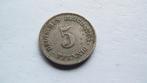 5 pfennig 1908 E, Timbres & Monnaies, Monnaies | Europe | Monnaies non-euro, Enlèvement
