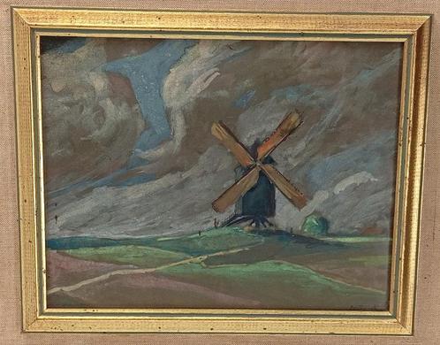 oud schilderij De Boeck, Antiek en Kunst, Kunst | Schilderijen | Klassiek, Ophalen of Verzenden