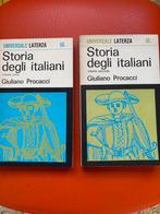2 Boeken Storia degli Italiani Giuliano Procacci, Boeken, Ophalen, Zo goed als nieuw