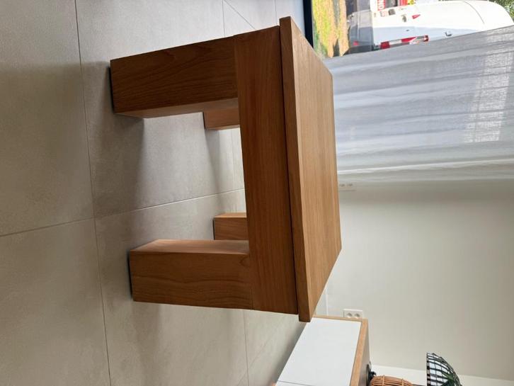 Twee massieve salontafels, Huis en Inrichting, Tafels | Salontafels, Zo goed als nieuw, Minder dan 50 cm, 50 tot 100 cm, 50 tot 100 cm