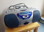 Cd-speler met radio en cassettedeck, portable (met werk aan), Gebruikt, JVC, Ophalen, Met radio