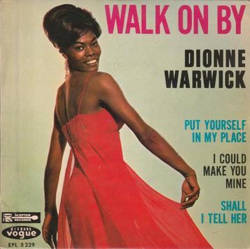 Dionne Warwick - Walk on by + 3 andere - % beschikbaar voor biedingen