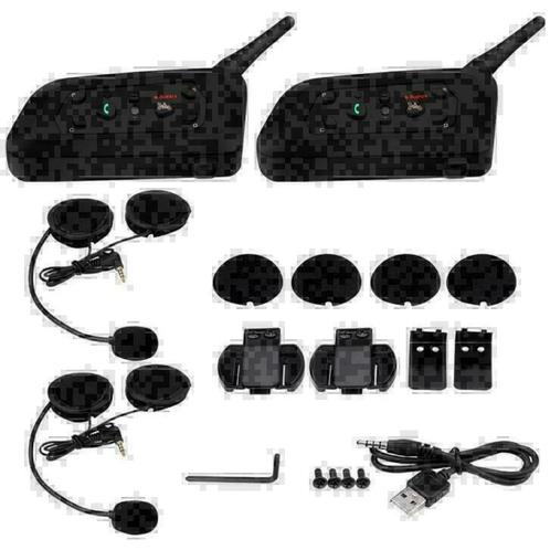 2 stuks Motor headset intercom bluetooth helm draadloos comm, Motos, Accessoires | Autre, Neuf, Enlèvement