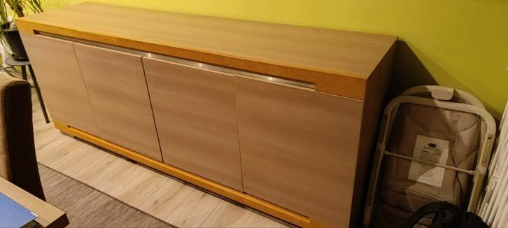 Eetkamer, Huis en Inrichting, Kasten | Dressoirs, Gebruikt, Met deur(en), Met plank(en), Overige houtsoorten, Ophalen