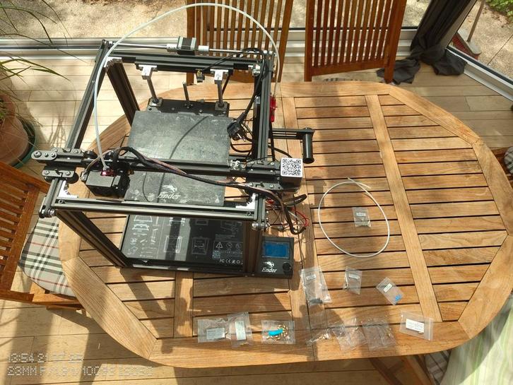 creality ender 5pro printklaar 32bit moederbord en cr-toutch, Computers en Software, 3D Printers, Zo goed als nieuw, Ophalen of Verzenden