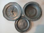 Tinnen borden en klok, Antiek en Kunst, Ophalen