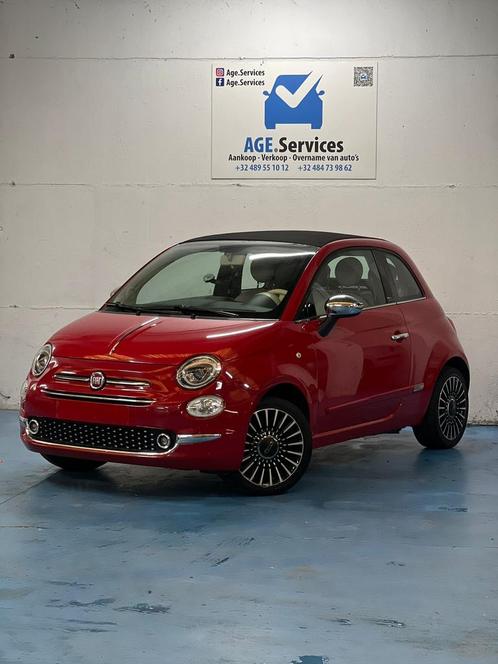 Fiat 500c Cabriolet 1.2 benzine met garantie, Auto's, Fiat, Bedrijf, Te koop, 500C, ABS, Adaptive Cruise Control, Airbags, Airconditioning