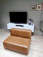 lederen hoeksalon, Huis en Inrichting, Ophalen, Gebruikt, Leer