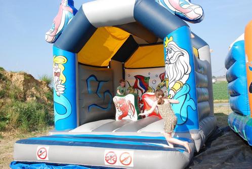 Springkasteel met blazer, Kinderen en Baby's, Speelgoed | Buiten | Springkussens, Gebruikt, Ophalen