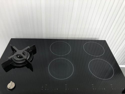 Combi Kookplaten gas/elektrisch ATAG, Huis en Inrichting, Keuken | Keukenelementen, Gebruikt, 75 cm of meer, Zwart, Ophalen