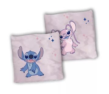 Stitch en Angel Kussen - Dubbelzijdig Sierkussen disponible aux enchères