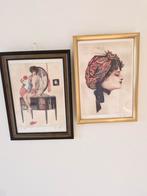 Ets schilderij, Antiek en Kunst, Ophalen of Verzenden