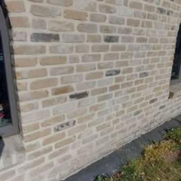 Gele Brugse Abdijmoef gevelstenen beschikbaar voor biedingen
