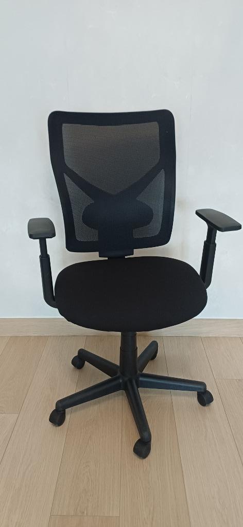 bureaustoel, Huis en Inrichting, Bureaustoelen, Gebruikt, Bureaustoel, Zwart, Ergonomisch, Ophalen
